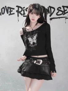 Women Tops - Black - View 2