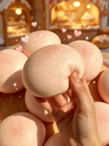 1pc Super Soft Butter Toast Shaped Squishy Toy - Perfect Gift For Birthday, Holiday, Christmas And Halloween - 彩色 - 查看 6