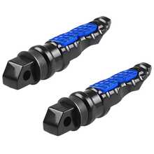 Universal Rear Motorcycle Footrest For Titan, CG, Fan, Bros, XRE, Lander, Factor - 藍色的 - 查看 6