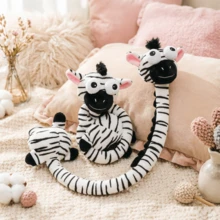 Đồ chơi nhồi bông hình thú cổ dài độc đáo và thú vị, hươu cao cổ, ngựa vằn, gấu trúc và đà điểu siêu mềm mại, đồ chơi nhồi bông dễ thương phù hợp cho trẻ em, trang trí nhà cửa, quà tặng sinh nhật. - Nhiều màu - Xem 15