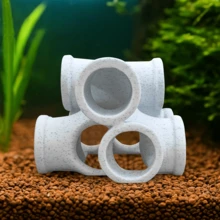 Dekorasi Akuarium Ornamen Kreatif Premium 3D Pemandangan Dasar Laut Bawah Air untuk Tempat Berlindung Ikan dan Udang di Tangki Ikan - Tipe A - View 6