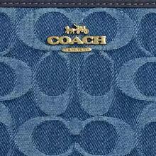 Coach品牌Logo女士手拿包 - 靛藍色CDF26IMTYV - 查看 4