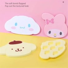 1 pieza Molde de imagen de perro con diseño de orejas de conejo rosa y siete compartimentos de cavidad de molde 3D de Sanrio Merlot Cinnamon Roll Pudding, adecuado para hacer materiales de bebida creativos y agregar efectos visuales interesantes a las bebidas frías de verano - Multicolor - Ver 5