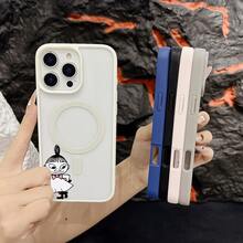 マグネット式黄ばみ防止 | 高級感あふれる2in1アクリルマグネット式スマホケース！スタイリッシュで手触りも良く、実用的な保護機能とマグネット式・耐衝撃設計を融合させた、高級感あふれるケースです。 女の子ボンネットネクタイワンピースブーツケース  11 すまほ ケース 家族、恋人、友人、そして子供たちへのプレゼントに最適です。  17e/13/15 Pro/16 Plus/17 Pro Max/14 Plus/12 Pro Max/16 Pro/11 Pro Max/ 13 pro/16/Apple  Air/14 Pro Max/15 Pro Max/12/12 Pro/13 Pro Max/11 Pro/17 Pro/14 Pro/15 Plus/16 Pro Max/14/17/16e/15 - グレー - チェックする 4