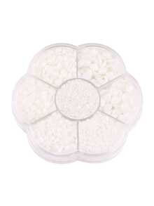 每盒5000顆，2mm、3mm、4mm、5mm、6mm共5種尺寸。花形盒裝平底水晶水鑽，多色水晶寶石，珠寶珠飾，玻璃藝術貼紙。適用於衣服、包包、鞋子、杯子、手機殼、手工藝品和DIY裝飾 - 5000件 - 查看 11