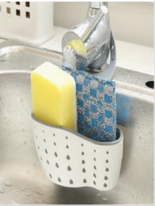 Giá treo miếng bọt biển rửa chén có thể điều chỉnh - Hộp đựng đồ treo đa năng, thiết kế nhanh khô - Lý tưởng cho nhà bếp và phòng tắm - Giải pháp tiết kiệm không gian, tiện dụng giúp giữ mọi thứ gọn gàng. - A - Xem 2