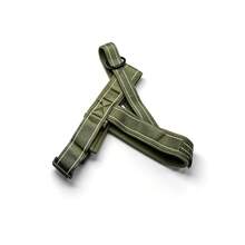 1pc Adjustable Reflective Nylon Soft Lining Tactical Dog Harness Leash, Suitable For Medium & Large Dogs, Durable Non-Pulling, For Outdoor Walking, Hiking & Daily Use - Army Green - View 15
