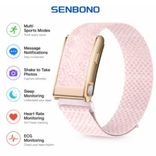 SENBONO ECG Smart Fitness Tracker, Supports Multiple Sports Modes, Heart Rate & Sleep Monitoring, Message Notifications, Shake To Take Photo Remote Camera Control - View 7
