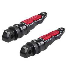 Pedaleira Moto Trazeira Universal Titan CG Fan Bros XRE Lander Factor - Vermelho - Visão 7