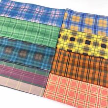1pc Retro Colorful Plaid Headband, Fashion Street Style Sporty Elastic Headwrap, Polyester Material - Multicolor - View 3
