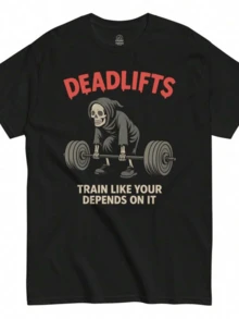 A Dark-Skinned Weightlifter With A Huge Barbell Symbolizes Inner Strength And Discipline To Overcome Limits. Comfortable Women's T-Shirt For Workouts And Casual Wear. - 黑色 - 查看 1