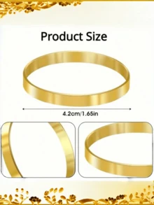 100pcs/50pcs/12pcs Set Gold Leaf Napkin Rings, Restaurant Dining Cloth Napkin Holders - Gold - View 4