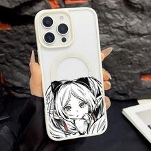 マグネット式黄ばみ防止 | 高級感あふれる2in1アクリルマグネット式スマホケース！スタイリッシュで手触りも良く、実用的な保護機能とマグネット式・耐衝撃設計を融合させた、高級感あふれるケースです。 アニメキャラクターツインテール猫耳妖精の耳箸でつまむ瞳ケース  11 すまほ ケース 家族、恋人、友人、そして子供たちへのプレゼントに最適です。  16 Pro/ 13 pro/16e/14 Plus/12 Pro/12/15 Plus/17 Pro Max/11 Pro Max/16 Pro Max/14 Pro/12 Pro Max/17/16/11 Pro/15 Pro/Apple  Air/13 Pro Max/17 Pro/16 Plus/15/17e/13/14 Pro Max/15 Pro Max/14 - ホワイト - チェックする 31