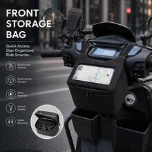 New Waterproof Motorcycle Crossbody Bag, Men's Casual Commuter Shoulder Bag, Multi-Functional Motorcycle Tank Bag Suitable For Riding, Travel And Daily Use - A - View 2