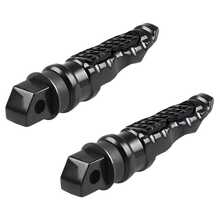 Universal Rear Motorcycle Footrest For Titan, CG, Fan, Bros, XRE, Lander, Factor - 黑色的 - 查看 2