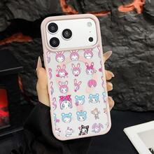 マグネット式黄ばみ防止 | 高級感あふれる2in1アクリルマグネット式スマホケース！スタイリッシュで手触りも良く、実用的な保護機能とマグネット式・耐衝撃設計を融合させた、高級感あふれるケースです。 うさぎ頭のキャラクターピンクのうさぎ帽子赤いポイント入りリボン愛のアイコン表情豊かな顔ブルーのベアーヘッドキャップ小動物キャラクターストロベリーアイコンケース  11 すまほ ケース 家族、恋人、友人、そして子供たちへのプレゼントに最適です。  15 Pro Max/17e/17 Pro Max/14 Pro Max/13 Pro Max/12/Apple  Air/16 Plus/11 Pro Max/13/14 Pro/ 13 pro/11 Pro/12 Pro Max/15 Pro/16 Pro/15 Plus/16e/17/17 Pro/12 Pro/15/16/16 Pro Max/14/14 Plus - ピンク - チェックする 11