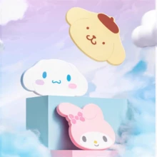 1 pieza Molde de imagen de perro con diseño de orejas de conejo rosa y siete compartimentos de cavidad de molde 3D de Sanrio Merlot Cinnamon Roll Pudding, adecuado para hacer materiales de bebida creativos y agregar efectos visuales interesantes a las bebidas frías de verano - Multicolor - Ver 10