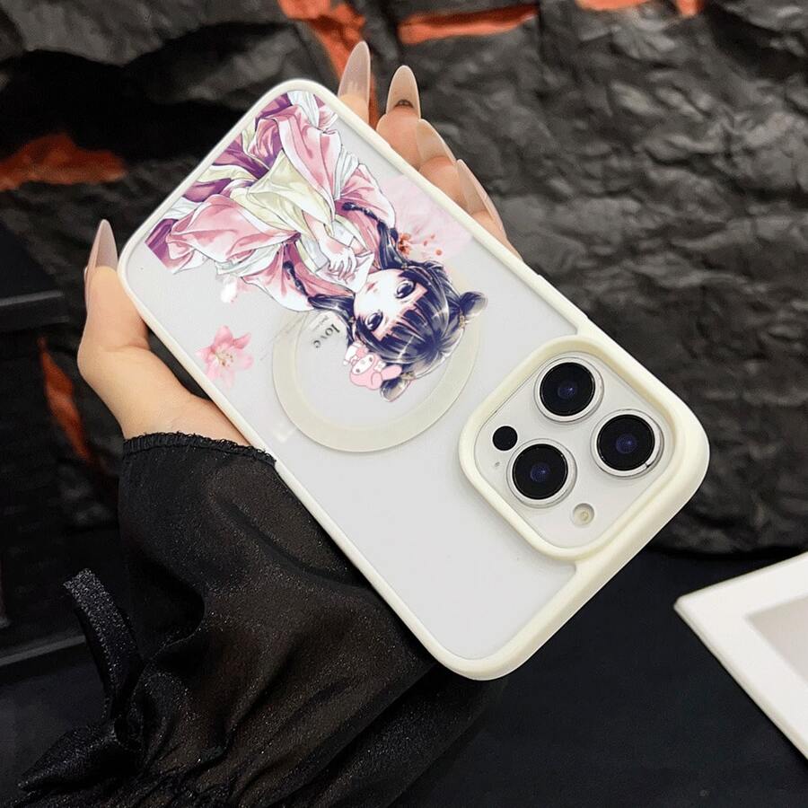 マグネット式黄ばみ防止 | 高級感あふれる2in1アクリルマグネット式スマホケース！スタイリッシュで手触りも良く、実用的な保護機能とマグネット式・耐衝撃設計を融合させた、高級感あふれるケースです。 少女和服髪飾り花ケース  11 すまほ ケース 家族、恋人、友人、そして子供たちへのプレゼントに最適です。  14 Plus/17 Pro/15 Pro/12/12 Pro Max/13 Pro Max/16 Pro Max/16/12 Pro/17/11 Pro Max/ 13 pro/14 Pro/17e/14 Pro Max/15 Plus/17 Pro Max/11 Pro/16 Plus/15/14/16 Pro/Apple  Air/13/15 Pro Max/16e - ブラック - チェックする 1