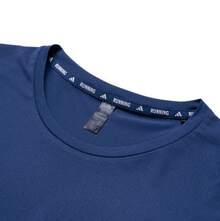Adidas Climacool ADI365 Striped Crew Neck Short Sleeve Straight Cut Running T-Shirt For Men - 藍色 - 查看 6