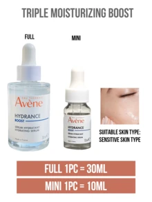 Avene Avène 保濕精華液 30ml 正裝 + 10ml 試用裝，快速補水、透亮光澤、長效鎖水，適合敏感肌 - 恆潤肌活保濕精華露 - 查看 4