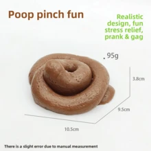 Scented Stress Relief Realistic Poop Squeeze Toy, Creative Prank Large Poop Squishy Venting Toy - Multicolor - View 6
