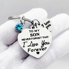 1pc Caring Relationship Metal Keychain With "Have Fun, Be , Don't Do Stupid Stupid " Humorous Text - Suitable Unisex Caring Gift, Durable Relationship Accessory Gift - Steel - View 2