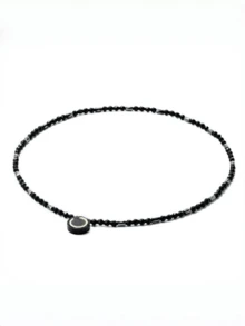 Men Beaded Necklaces - 金子 - 查看 2
