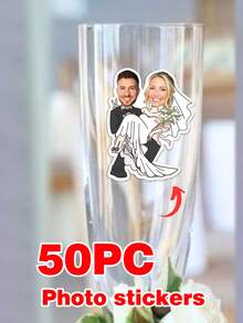 Custom Bachelor Party Face Decor, Personalized Groom Face Party Gift, White Wedding Confetti, Wedding Accessories - Wedding - View 32