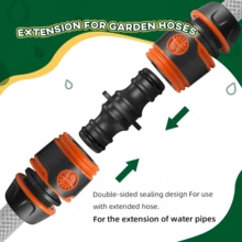 Quick Hose Extension Connector, Garden Hose Repair Kit – For Connecting 13mm (1/2 Inch) Hoses, Fast And Convenient Connection - A - View 6