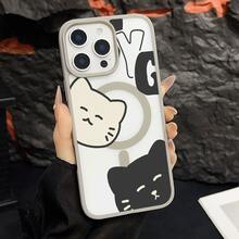 マグネット式黄ばみ防止 | 高級感あふれる2in1アクリルマグネット式スマホケース！スタイリッシュで手触りも良く、実用的な保護機能とマグネット式・耐衝撃設計を融合させた、高級感あふれるケースです。 猫マイケース  11  17e 手机壳  17e 手机壳 家族、恋人、友人、そして子供たちへのプレゼントに最適です。  11 Pro Max/12 Pro/12 Pro Max/15/16 Pro/17/14 Pro/Apple  Air/14 Plus/12/15 Pro/16e/13 Pro Max/17e/15 Pro Max/16/ 13 pro/16 Plus/15 Plus/17 Pro Max/16 Pro Max/11 Pro/14 Pro Max/14/13/17 Pro - グレー - チェックする 18