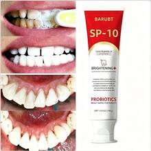 Pasta Dental con Probióticos 120g, Efecto Blanqueador y Protección de Esmalte Dental, Limpieza Bucal Profunda Elimina Mal Aliento, Mantiene Equilibrio de la Flora Oral, Fórmula Eficaz para Cepillado Cotidiano, Cuidado Bucal Versátil para Uso Personal y Familiar - Rojo - Ver 9