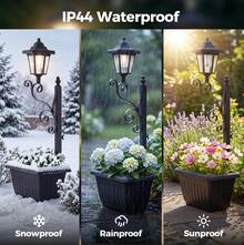 Senmeo 2Pack Solar Flower Pot - 2 in 1 Flower Pot - 查看 4
