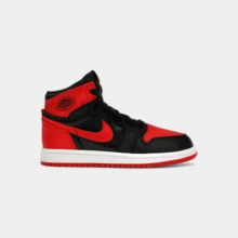 Jordan 1 Retro High OG Satin Bred (PS) - Red - View 1