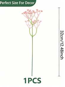 节日礼物 | 粉白相间仿真满天星花束，家居装饰假花，1/3/5/10 支装，柔美、优雅、浪漫，永不凋谢，客厅装饰，送给妈妈的礼物 - 粉色 - 查看 13