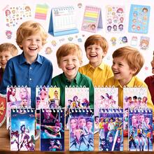 10pcs Korean Notebook, Spiral Bound, A5/A7 Cute Anime Style Notebook, Suitable For Students & Teenagers, Portable Spiral Notepad For Note-Taking & Journaling, Thick Paper, Ideal Gift For Fans - View 4