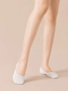 5 Pairs Women's Breathable Non-Slip Mesh Ankle Socks, Invisible Socks, Suitable For Spring And Summer Daily Wear, Random Colors - White - View 4