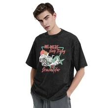 Black T-Shirt  With Popular Colors, Animal Patterns, Geometric Patterns, Tie Dye Patterns, Floral Patterns, Millennial Spicy Girl Style, Y2K Style, Basic Patterns, Floral Patterns, Loose,Fall Outfit For Women, Christmas Outfit Women,Tops,Fall Clothes For Women,Vestidos Elegantes De Mujer  Peter Pan Neverland Mermaids Shirt, We Were Only Trying To Drown Her Tee, Disneyworld Disneyland Family Vacation Trip Matching - Xám - Xem 2