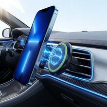 Powerful Magnetic Car Air Vent Phone Holder, One-Handed Operation Convenient, Stable Suitable For Navigation And Calling While Driving - A8U3 - View 7