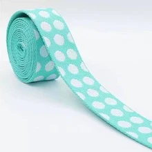 1pc 118.11ft Long, 3.8cm Wide, 1.4mm Thick Polyester Jacquard Ribbon With Polka Dot Jacquard Pattern. Thickened Style, , Suitable For Clothing, Shoes, Bags, Toys And Tents, Etc. - Type a - View 7