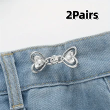 2Pairs Pants Tightener For Waist Women Jean Tightening Clips Jean Pins To Make Waist Smaller Adjust Waist Clips Pant Pins - Multicolor - View 15