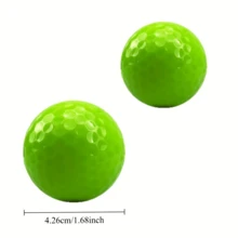 Colorful No-Logo Golf Balls, Standard Competition Balls, Double-Layer Structure, 322 Standard Dimples, High-Elasticity Rubber Core, Durable Surlyn Outer Layer, Beautiful Golf Gift - Multicolor - View 9