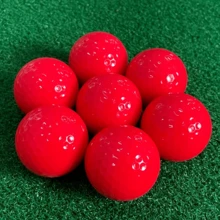 Colorful No-Logo Golf Balls, Standard Competition Balls, Double-Layer Structure, 322 Standard Dimples, High-Elasticity Rubber Core, Durable Surlyn Outer Layer, Beautiful Golf Gift - Multicolor - View 6