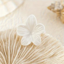 1件时尚、精致、优雅、可爱的花卉设计耳夹，适合女性日常佩戴 - 彩色 - 查看 12