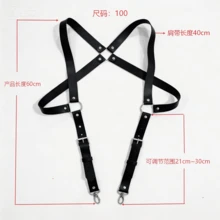 1 chiếc Dây đeo quần bằng da PU màu đen có thể điều chỉnh dành cho nam, phù hợp để kết hợp với áo sơ mi và áo phông, dùng cho trang phục Halloween khi đi chơi, tiệc cưới và làm quà tặng, phụ kiện Halloween, trang phục Halloween, phụ kiện thu đông, trang phục Halloween, phù hợp cho thanh thiếu niên, nam giới, thường ngày, ngoài trời, thể thao, kỳ nghỉ, quà tặng tốt nghiệp, sinh nhật, trang phục hàng ngày - màu đen - Xem 11
