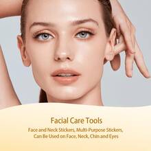 Invisible Silicone Face Lifting Patches - Anti-Allergic Forehead And V-Line Shaping Patches, Youthful Lifting Effect, Smooths Fine Lines, Natural Appearance, Easy To Use - Multicolor - View 3