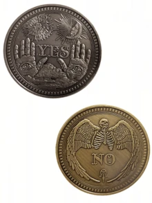Yes/No Decision Commemorative Coin - A Fun Plated Gold Commemorative Coin - Bronze - View 6