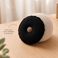 Breast Pads For Breastfeeding, Donut Shape, Anti-Chafing Fabric, 1 Pair - 黑色 - 查看 4
