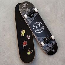 Punkito XX Semi-Professional Complete Urban Skateboard - 黑色 - 查看 2