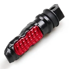 Pedaleira Moto Trazeira Universal Titan CG Fan Bros XRE Lander Factor - Vermelho - Visão 5