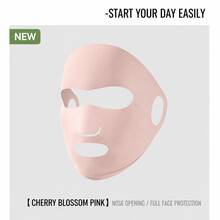 1pc Silk Sunscreen Face Mask, Suitable For Golf, Running, Breathable Outdoor Sports Sunscreen Face Mask With Drinking Hole, Women - Multicolor - View 10